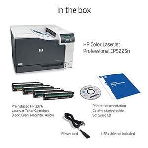 HP Color Laserjet Professional Printer (CP5225n) (Certified Refurbished)