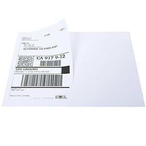 MFLABEL Half Sheet Laser/Ink Jet Shipping Labels for UPS USPS FedEx (10000 Labels)