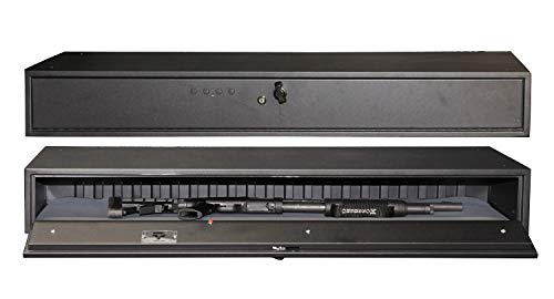Secure It Under Bed Safe Fast Box 47- A Hidden Gun Safe, Protect Your Guns with Electronic Lock and All Steel Construction. Easy Access with Quick Release, Perfect for Under Bed, Vehicle, Cabinet