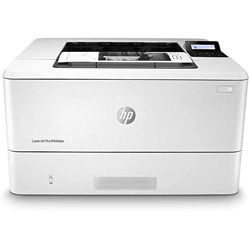 HP Laserjet Pro M404DW Wireless Monochrome Laser Printer with Duplex Printing, White (Renewed)