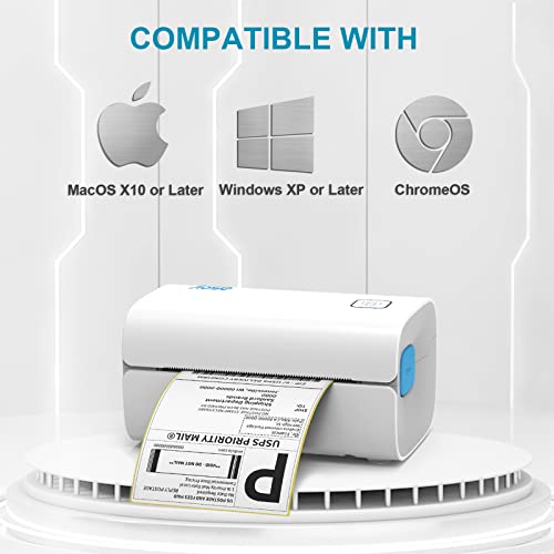 Jiose Shipping Label Printer + 4x6 Thermal Label 220PCS