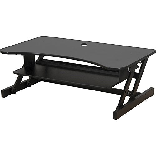 Lorell LLR99759 Deluxe Ergonomic Sit-to-Stand Monitor Riser
