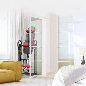 ZLQBHJ Strength Training Inversion Equipment Deluxe Inversion Table with Adjustable Head Pillow & Lumbar Support Pad Exercise & Fitness Home Gyms Red