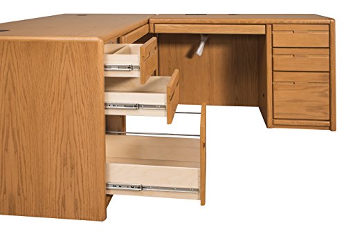 Martin Furniture Contemporary Right L-Shaped Desk & Return Combo