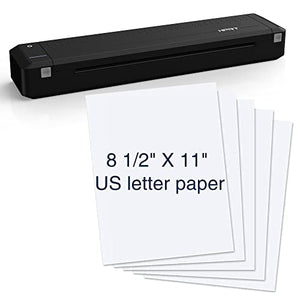 HPRT MT800 Portable A4 Thermal Printer - Support 216mm Width a4 Paper Available for Outdoors Printing Home Office Travel Students and Cars,Suitable for Mobile Office with Paper