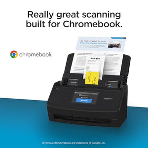 ScanSnap iX1600 Chromebook Edition Wireless Color Duplex Document Scanner - Black