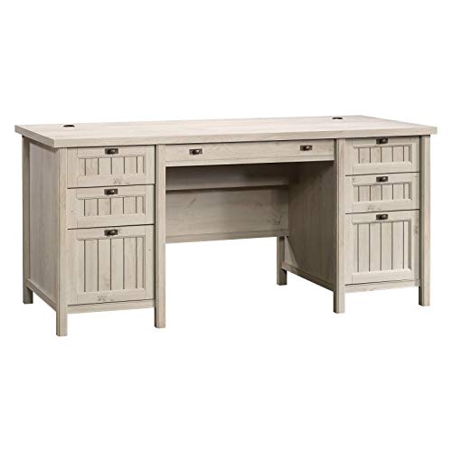 Office Desk with Drawers Storage Organize Wood Workstation Laptop Computer Table PC Study Writing Reading Home Furniture Executive Desk