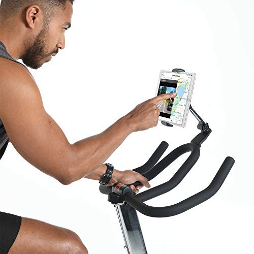 Women’s Health Men’s Health Indoor Cycling Exercise Bike with MyCloudFitness App and Phone/Tablet Holder, Black (1227)