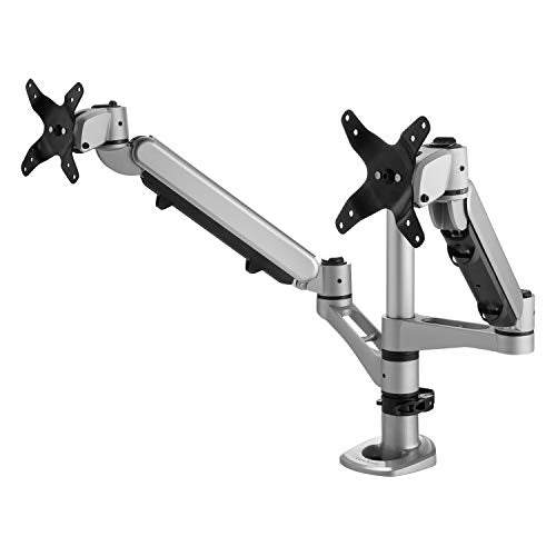 ViewSonic LCD-DMA-002 Spring-Loaded Dual Monitor Mounting Arm with Vesa Mount up to Two 27" Monitors