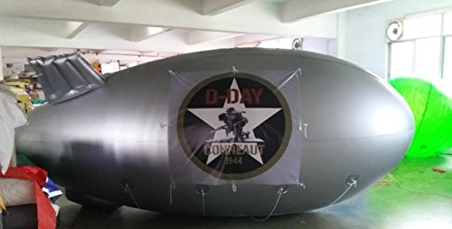 Air-Ads 6M 20ft Inflatable Advertising Blimps/Flying Giant Helium Airplane/Free Logo (PVC)
