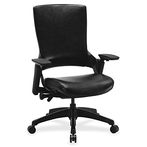 Lorell 59529 Serenity Chair, 40.5" x 25.3" x 23.3", Black