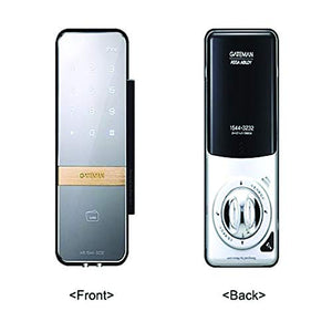 GATEMAN New 2019 Shine-S Premium Digital Door Lock for Office Glass Door (Two Way Double Door)