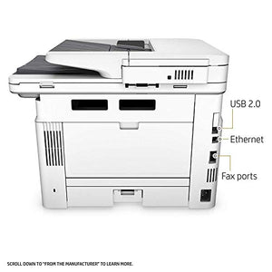 HP Laserjet Pro M426fdw Multifunction Wireless Laser Printer with Duplex Printing (F6W15A) (Renewed)