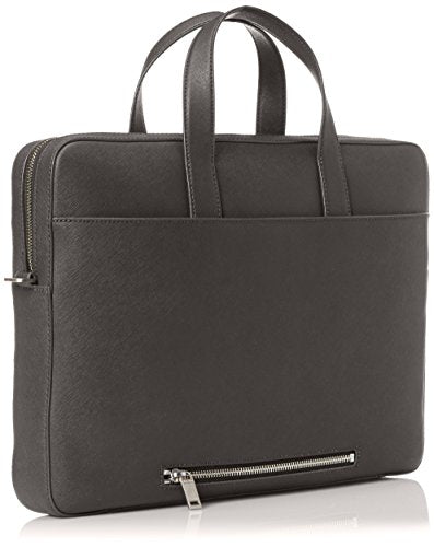Jack Spade Men's Barrow Leather Slim Brief, Grey, One Size