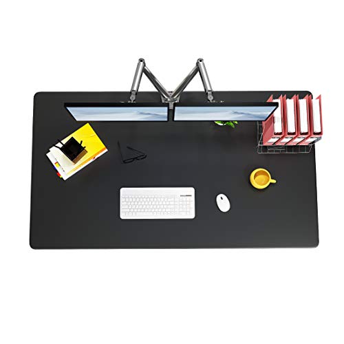 Electric Height Adjustable Standing Desk, 48" Sit Stand Up Computer Desk Workstation for Home Office (Black Frame/Black Desktop, 48 x 30 inch)