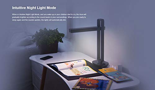 CZUR Aura-B Book & Document Scanner, Auto-Flatten & Deskew Powered by AI Technology, Foldable & Portable, Capture Size A3, Compatible with Windows & Mac OS
