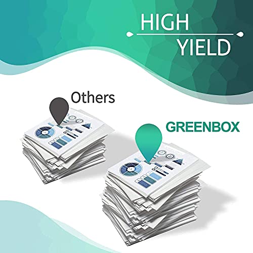 GREENBOX Remanufactured Toner Cartridge Replacement for Lexmark C231HK0 C231HC0 C231HM0 C231HY0 for C2325dw MC2325adw C2325 C2425dw MC2425adw MC2535adwe Printer (1 Black, 1 Cyan, 1 Magenta, 1 Yellow)