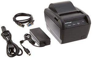 Posiflex PP8000S10410UD Series PP8000 Printer, Aura Thermal Printer, Serial Cable and Power Supply Included, Comes with Serial, Parallel and USB Interface Installed, Black