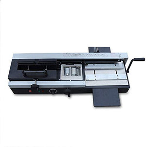 Hot Melt Glue Book Paper Binder Puncher, Hot Melting Glue Binding Machine 1200W for Office Paper