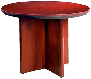 Mayline CTRNDCRY Napoli 42"Dia. Round Conference Table, Sierra Cherry Veneer