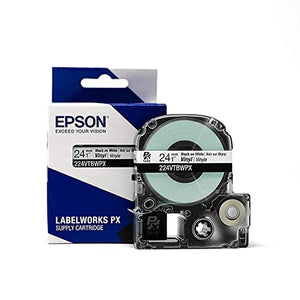 Epson LABELWORKS Tool Box Labeling Bundle - LW-PX900PCD Industrial Label Maker Kit - Complete Kit, 224VSLPX Tape Cartridge, 224VTBWPX Tape Cartridge, and 236VTBWPX Tape Cartridge