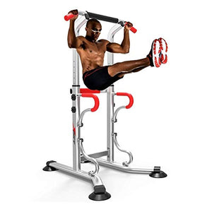 ZLQBHJ Pull Up & Dip Stand Power Tower,Home Gym Height Adjustable Multi-Function Fitness Strength Training Equipment Exercise Workout Station