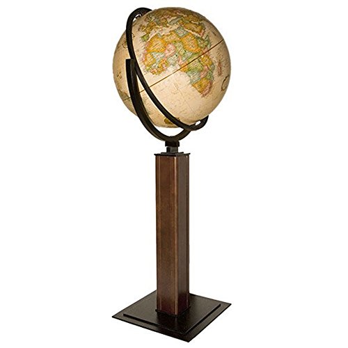 Replogle 22824 Landen 16" Diameter Floor Standing Glove with Stand - Full Swing Meridian for Great Viewing