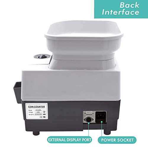 Coin-Mate CS-2000 Heavy Duty Coin Counter and Sorter with Large Hopper Capacity
