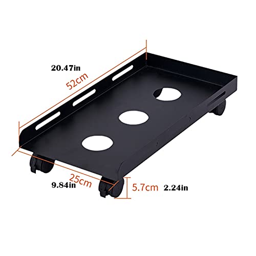 Computer Tower Stand Printer Table CPU Holder with 4 Caster Wheels (Small/Large)