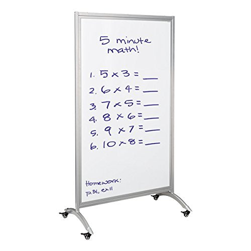 Learniture Mobile Magnetic Dry Erase Room Divider, LNT-RCE-3052-SO