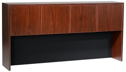 Boss 66-Inch Four Door Hutch, Mahogany