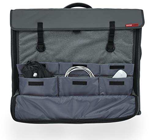 Gator Cases Creative Pro Series Nylon Carry Tote Bag for Apple 27" iMac Desktop Computer with Pull Handle and Wheels (G-CPR-IM27W)