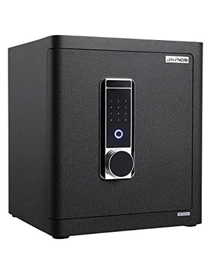 JINXNOBI Biometric Safes for Home, Luxury Fingerprint Safe, Security Safe Box 2.25 Cubic Feet, Digital Home Safe with Fingerprint Access, Jewelry Safes for Home, Small Safe