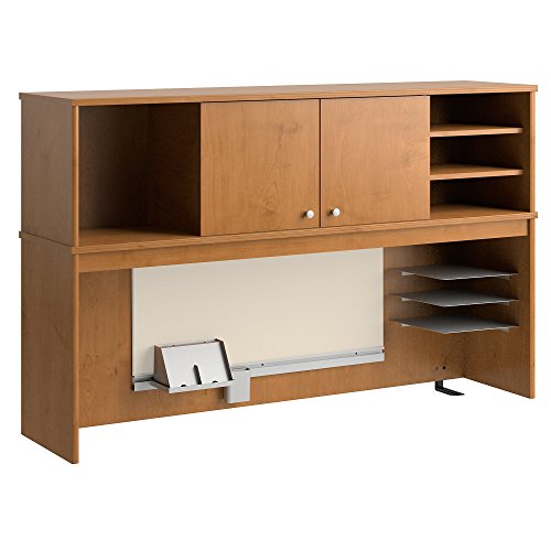 Bush Furniture Envoy 58W Hutch in Natural Cherry