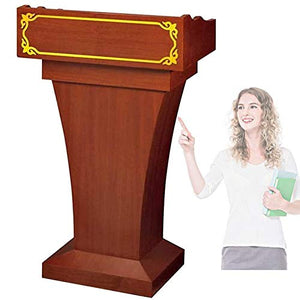 ZEELYDE Acrylic Lectern Podium Stand - Modern Design for Speeches, Presentations, and Events