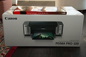Canon PIXMA PRO-100 Color Professional Inkjet Photo Printer + Canon Luster Photo Paper, 13" x 19" (50 Sheets)
