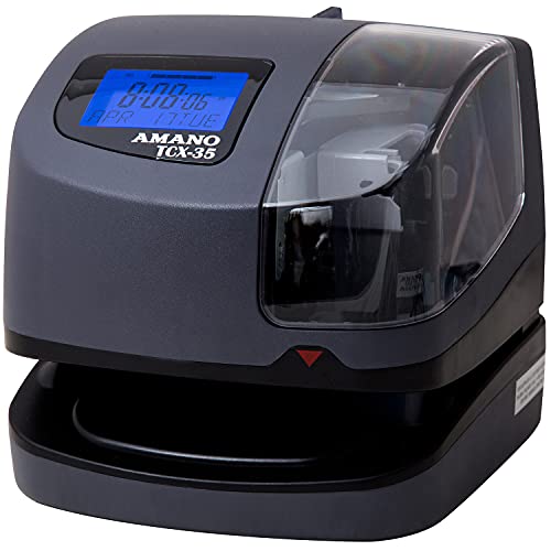 Amano TCX-35 Time Clock, Document, and Date Stamp