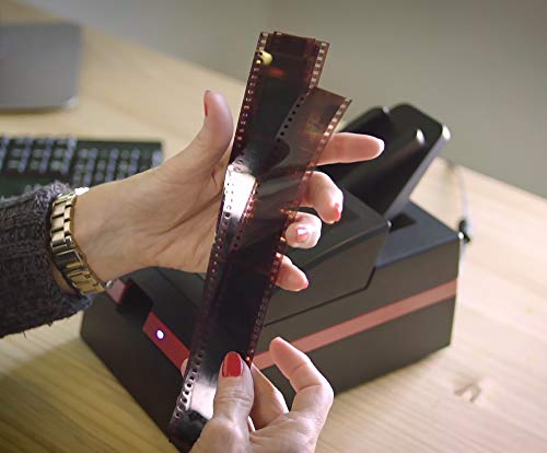 Pacific Image PowerFilm Automatic 35mm Film Scanner - Batch scanning up to 10 Film Strips (6 Frames) at Once, 3-line RGB Linear CCD Sensor, 24MP, 48-bit