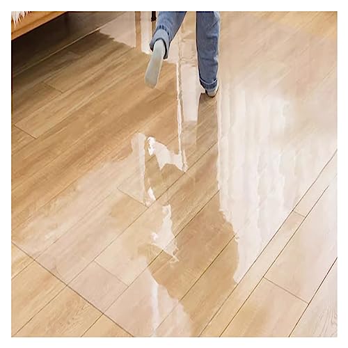 Katzowen Transparent Carpet Floor Mat - Non-Slip & Waterproof, Low Pile Protector, 2mm