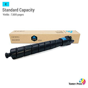 Toner Pros (TM) Remanufactured [Standard Capacity] Toner for Xerox Versalink C8000 Printer (4 Color Pack) - Black 12,600 and Colors 7,600 Pages (106R04037, 106R04034, 106R04035, 106R04036)