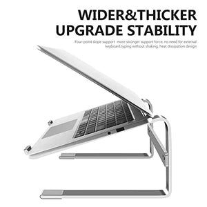 RENSLAT Aluminum Laptop Stand Notebook Riser Holder for Computer Tablet Support
