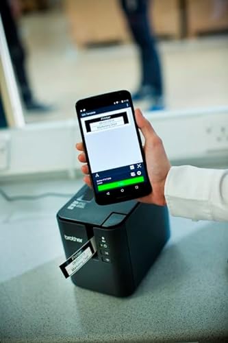 Brother PT-P900WC High-Resolution Industrial Desktop Label Printer with Wi-Fi®