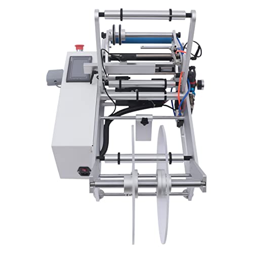 mignonnememe Semi-Automatic Round Bottle Labeler 110V