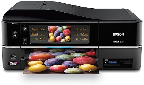 Epson Artisan 835 Wireless All-in-One Color Inkjet Printer, Copier, Scanner, Fax (C11CA73201)