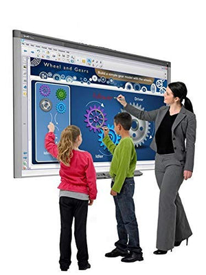 SMART 87" Interactive Whiteboard and Projector for Professional Collaboration and Classroom Presentations