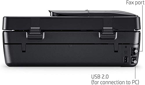 HP OfficeJet 5255 Wireless All-in-One Printer, HP Instant Ink, Works with Alexa (M2U75A), Black