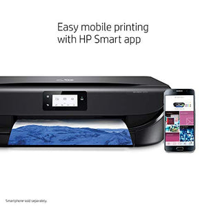 HP Envy 5055 Wireless All-in-One Photo Printer, HP Instant Ink & Amazon Dash Replenishment Ready (M2U85A) (Renewed)