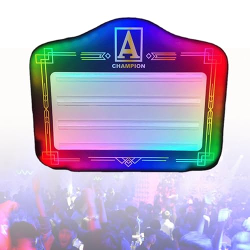JOSKAA Handheld LED Club Bottle Presenter with Custom Message and Logo Board