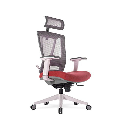 Vifah ActiveChair Ergonomic Office and Gaming Chair, 7-Way Adjustable, Red