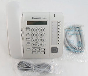 Panasonic KX-DT521 8 Button 1-line Backlit LCD Display Digital Telephone with Full Duplex Speaker Phone - White